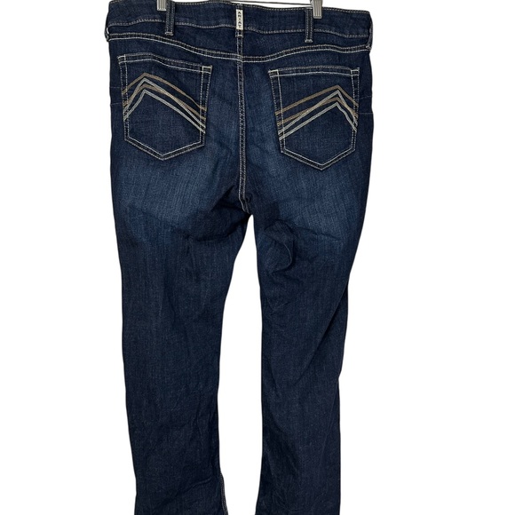 Ariat Women's Boot Cut Jeans - Dark Blue - Picture 7 of 11